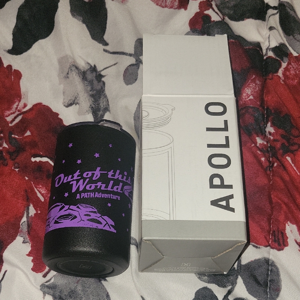 Black and Purple Tumbler